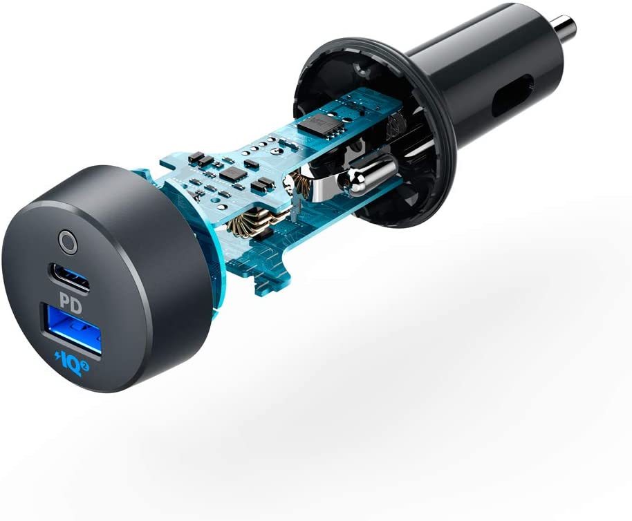 Anker PowerDrive PD 2 Car Charger BlackGray