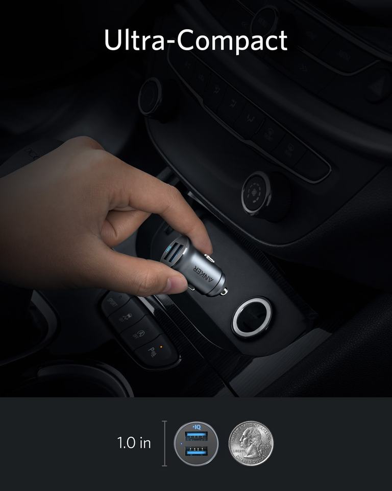 Anker PowerDrive 2 Alloy Silver