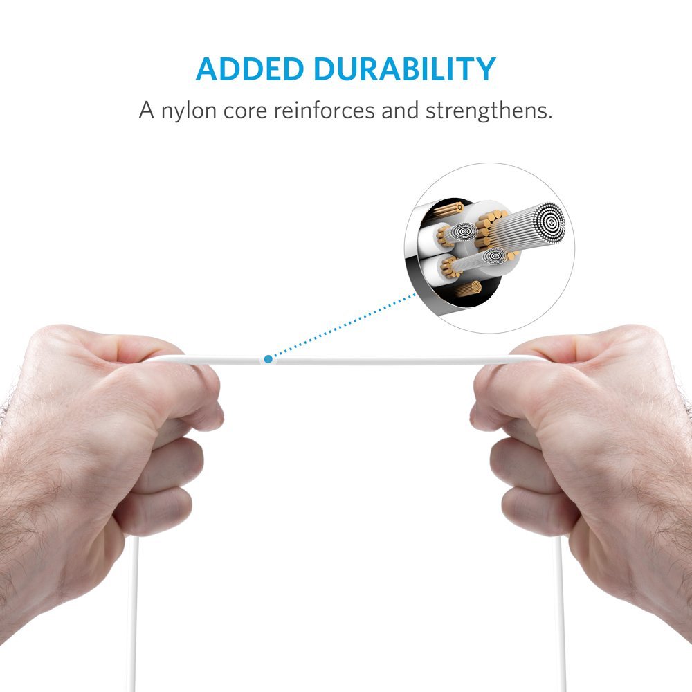 Anker Powerline MFI USB To Lightning Round Cable 3