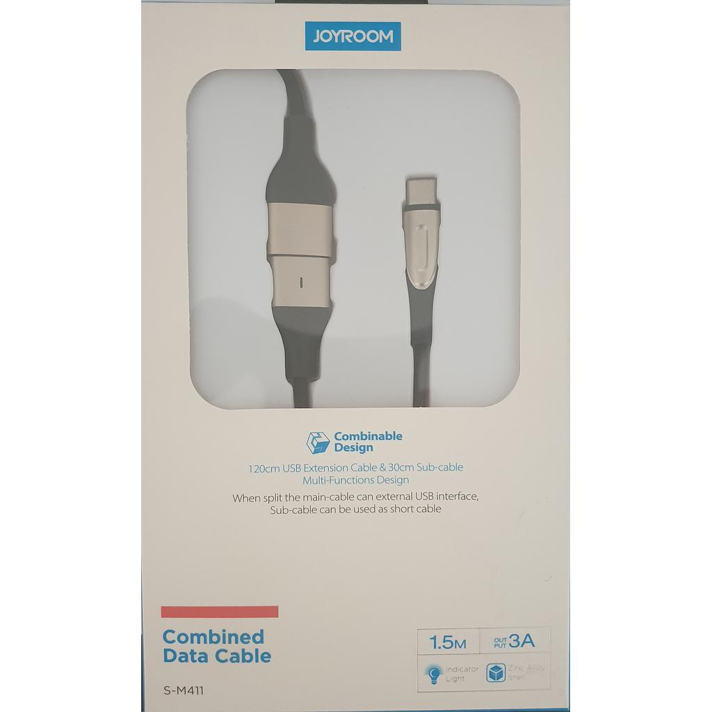 Joyroom Combined Data Cable Lightning Black S-M411