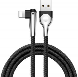 Baseus sharp-bird  mobile game cable USB For iP 2.4A 1M Black