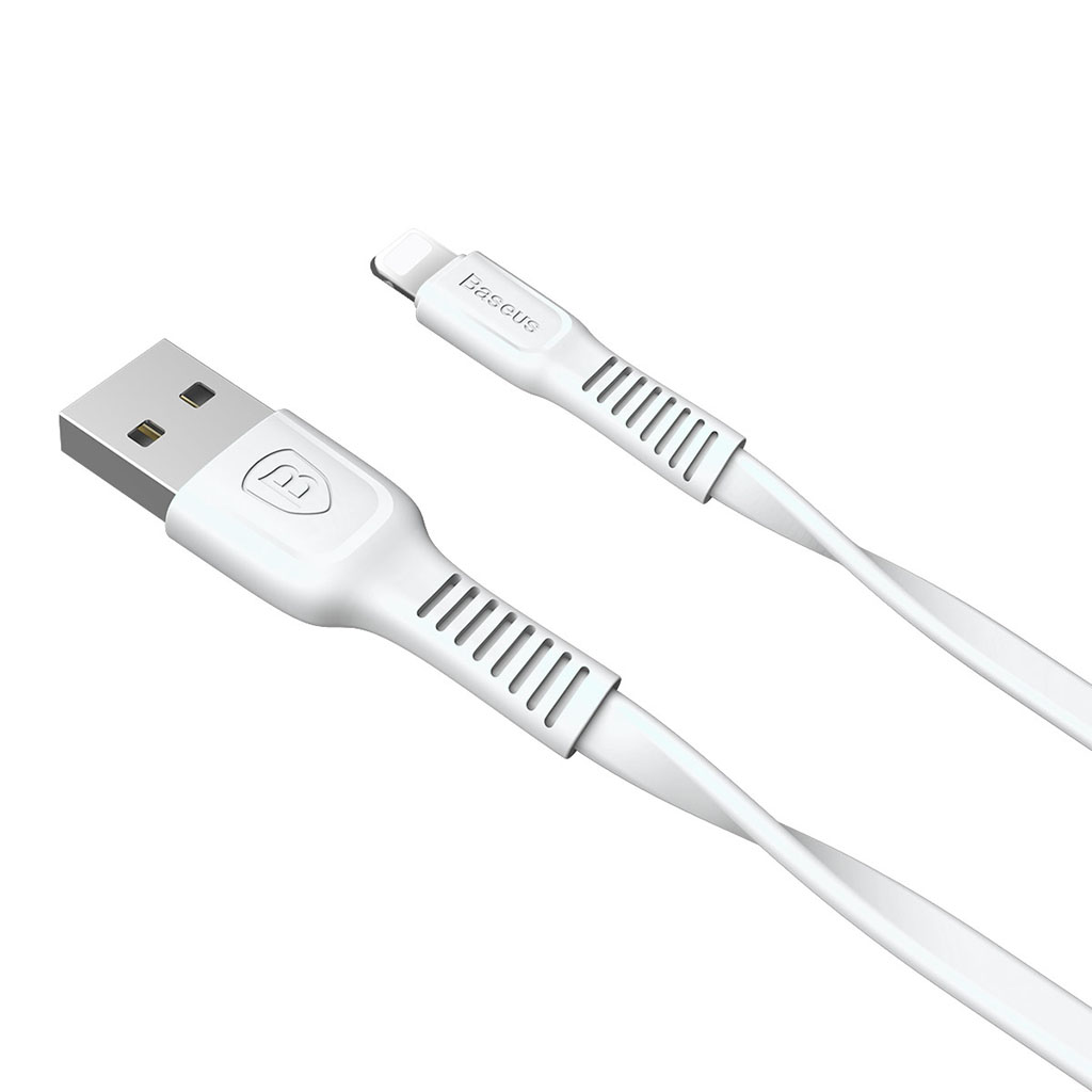 Baseus tough series cable USB For IP 2A 1M White