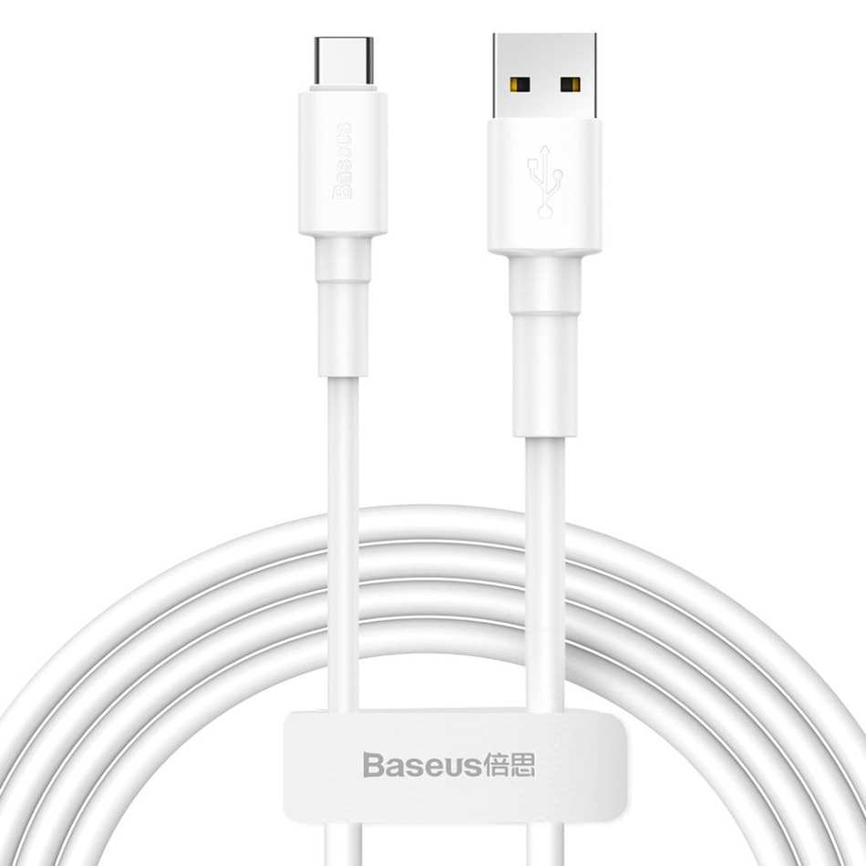 Baseus Mini White Cable USB For Type-C 3A 1m White
