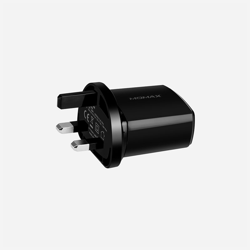 Momax 1-PLUG USB FAST CHARGER QC3.0- BLACK