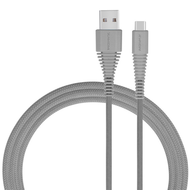Momax TOUGH LINK USB C TO USB A CABLE 1.2M - Gray