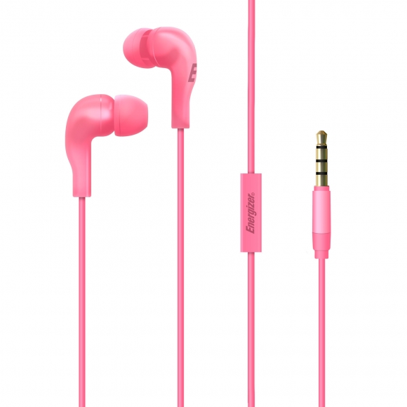 Energizer Earphones Pink