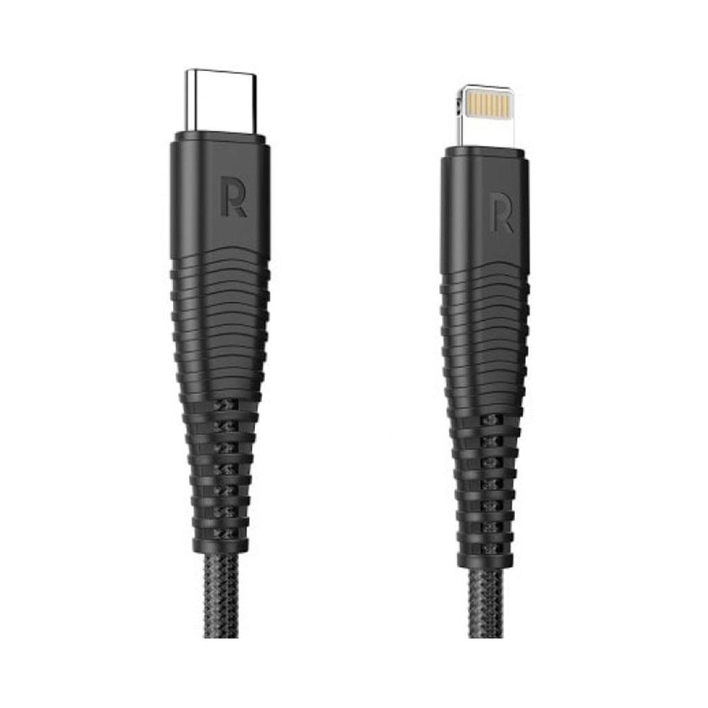Ravpower RP-CB020 Type-C to Lightning 3.3ft/1m Cable black