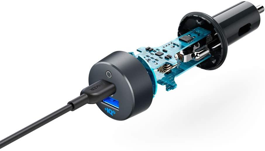 Anker PowerDrive PD 2 Car Charger BlackGray