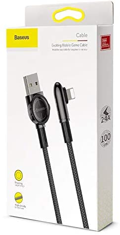 Baseus Exciting Mobile Game Cable USB For iP 1.5A 2m Black