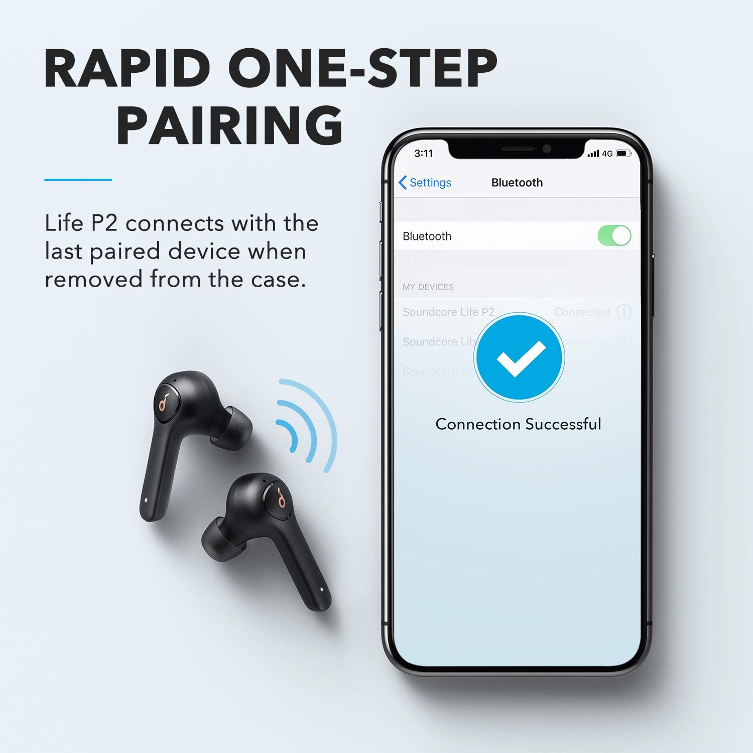 Anker Soundcore Life P2 Bluetooth Wireless Earphones