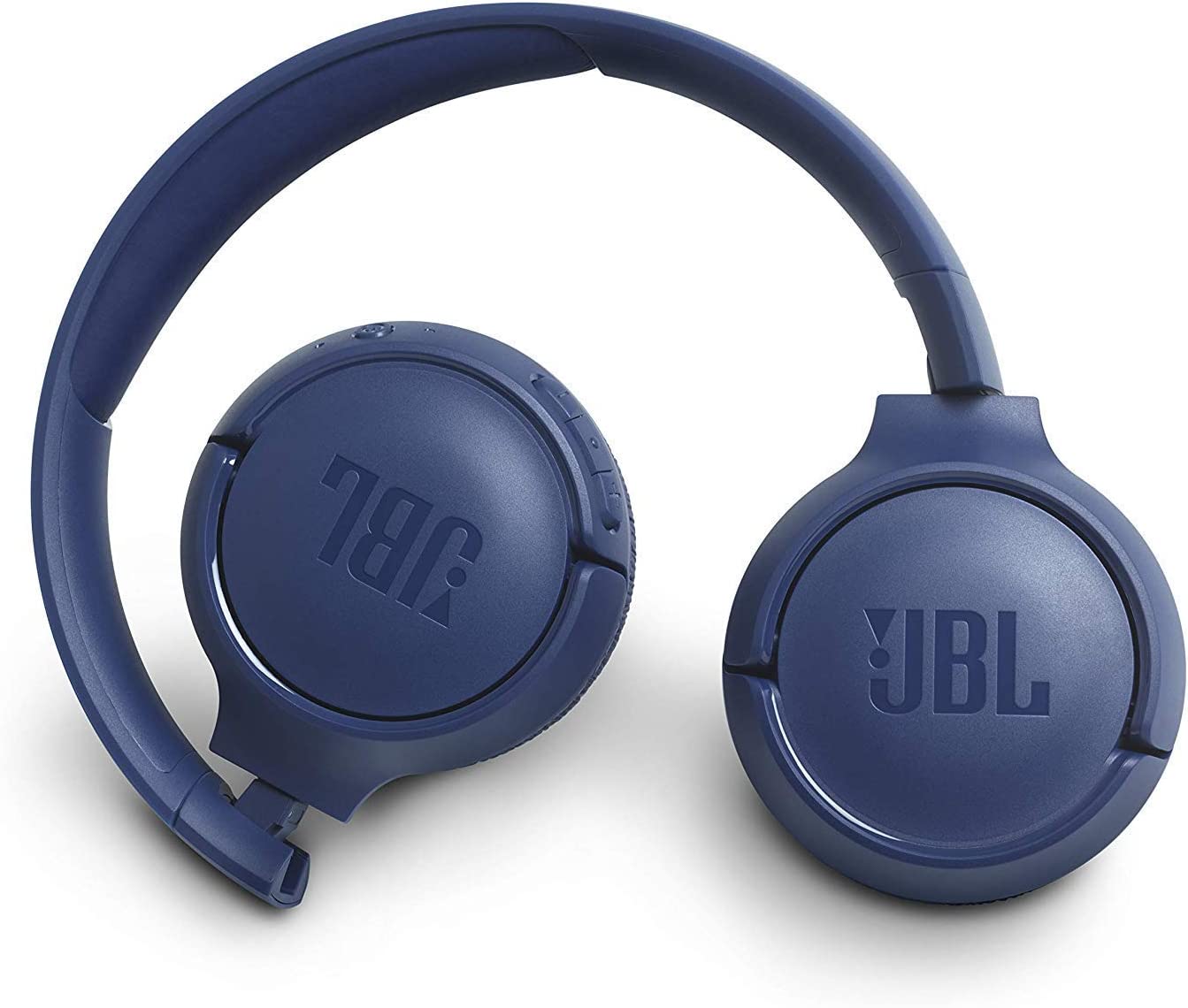 JBL Tune T500BT Powerful Bass Bluetooth Wireless On-Ear Headphones with Mic (Blue)