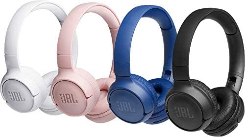 JBL Tune T500BT Powerful Bass Bluetooth Wireless On-Ear Headphones with Mic (Blue)