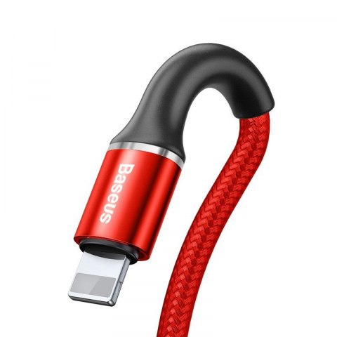 Baseus halo data cable USB For iP 1.5A 2m Red