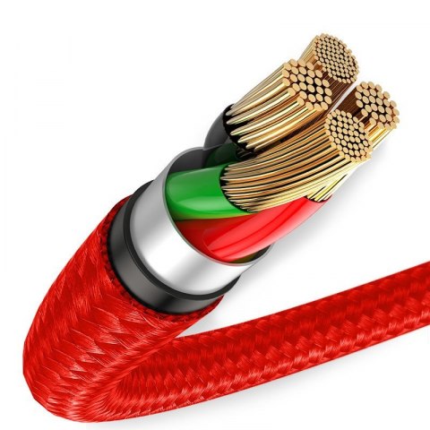 Baseus halo data cable USB For iP 1.5A 2m Red