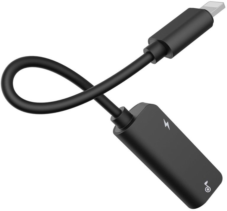 Baseus iP Male to iP+iP Female Adapter L37 Black