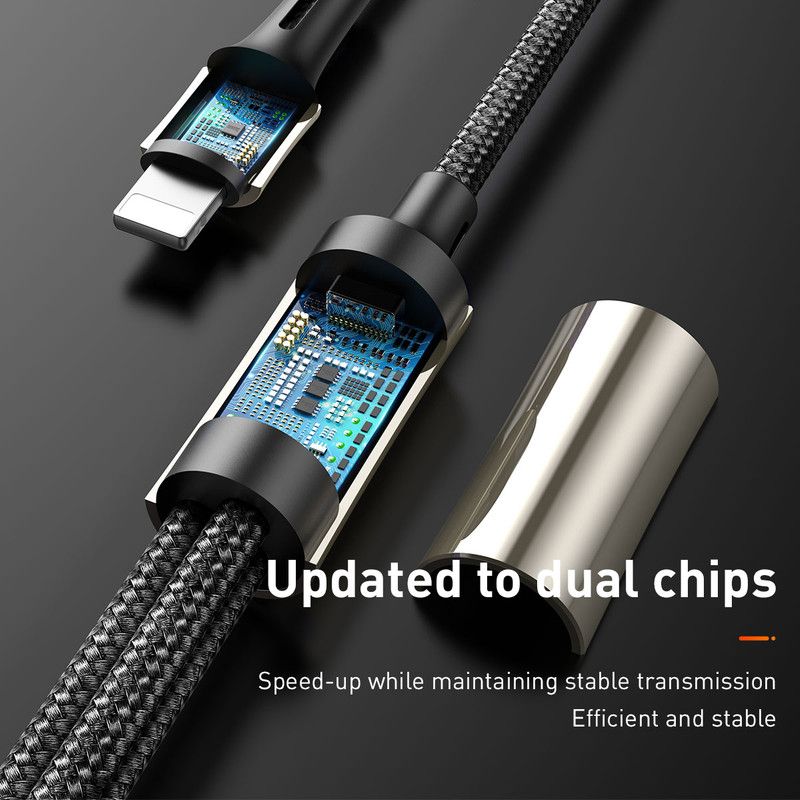 Baseus caring touch selection 1-in-3 USB cable Black