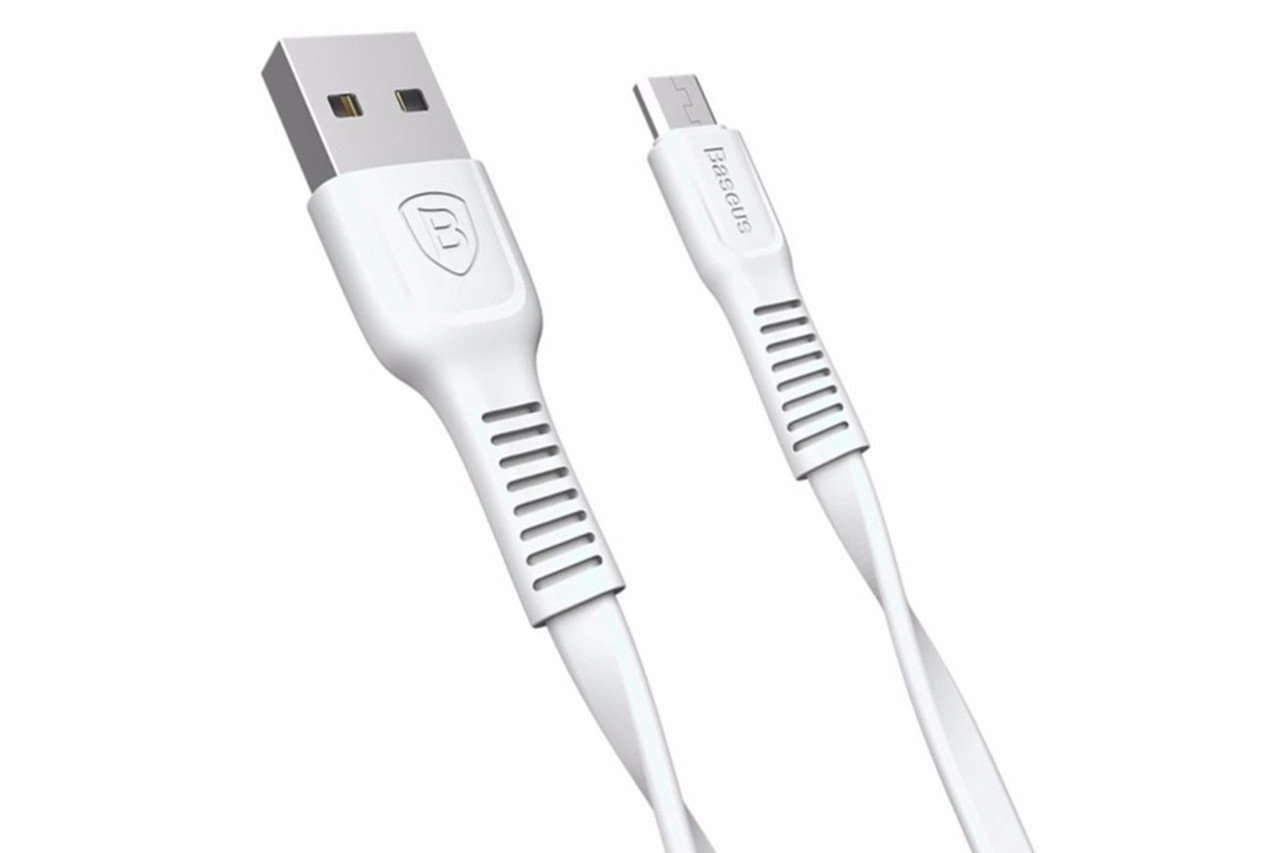 Baseus tough series cable For Micro 2A 1M White