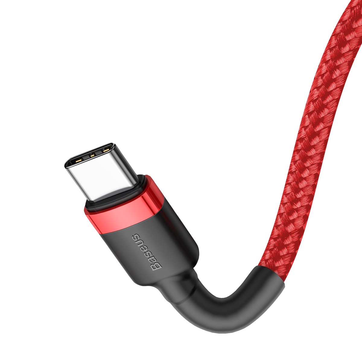 Baseus Cafule Series Type-C PD2.0 60W Flash charge Cable Red