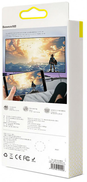 Baseus Cafule series cable Type-C PD3.1 Gen1 60W(20V/3A) 1m Gold+Black