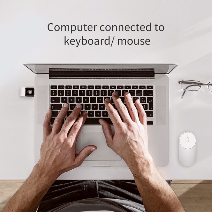 Baseus USB Female To Type-C Male Adapter Converter Black