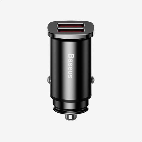 Baseus Square metal A+A 30W Dual QC3.0 Quick Car