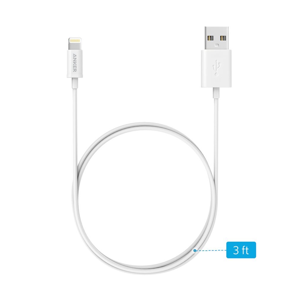 Anker Powerline MFI USB To Lightning Round Cable 3