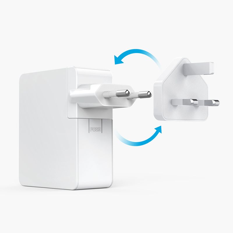 Anker PowerPort 4 Lite EU+UK White