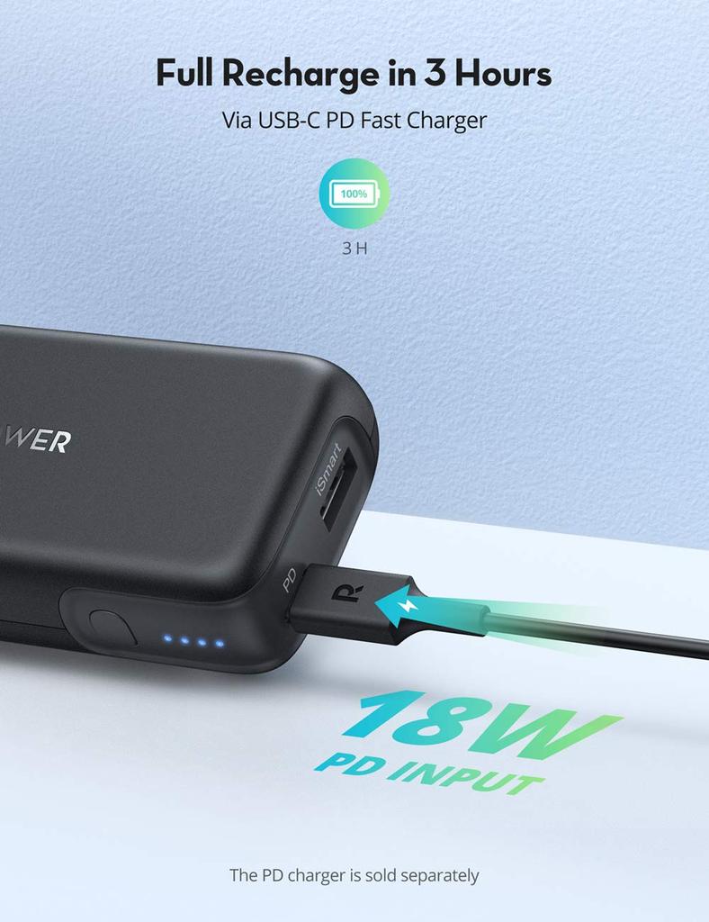 RAVPower 10000mAh PD Portable Charger