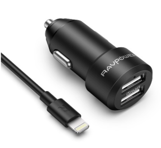 RAVPower 2-Pack Car Charger Combo