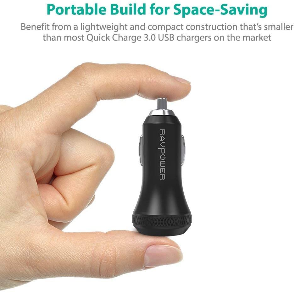 RAVPower TURBO 40W 2-Port Car Charger