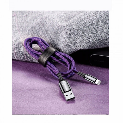 Baseus C-shaped Light Intelligent power-off Cable Purple