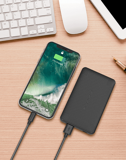 RAVPower 1.2m Nylon Yarn Braided Lightning Cable - Black