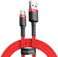Baseus cafule Cable USB For Type-C 2A 2M Red+Red