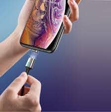 Baseus Zinc Magnetic Cable USB For iP 2.4A 1m Black