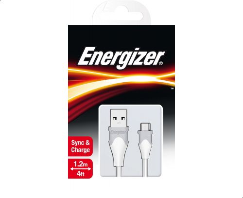 Energizer Cable Micro-USB 1.2M White