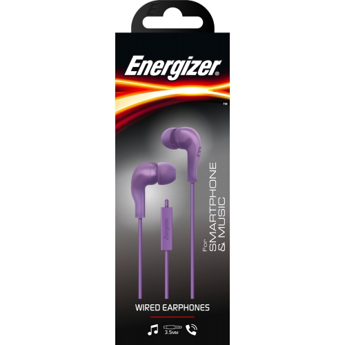 Energizer Earphones Purple