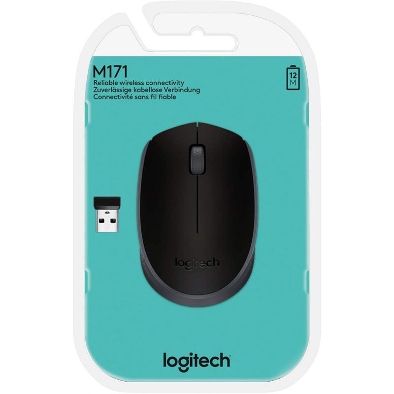 LOGITECH Wireless Mouse M171 - EMEA - BLACK 