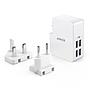 Anker PowerPort 4 Lite EU+UK White