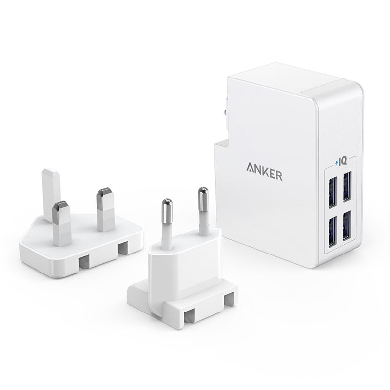 Anker PowerPort 4 Lite EU+UK White