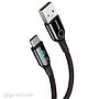 Baseus C-shaped Light Intelligent power-off Cable USB For Type-C 3A 1M Black