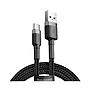 Baseus cafule Cable USB For Type-C 2A 2M Gray+Black