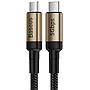 Baseus Cafule series cable Type-C PD3.1 Gen1 60W(20V/3A) 1m Gold+Black
