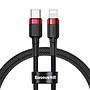Baseus Cafule Cable Type-C to iP PD 18W 1m Red+Black