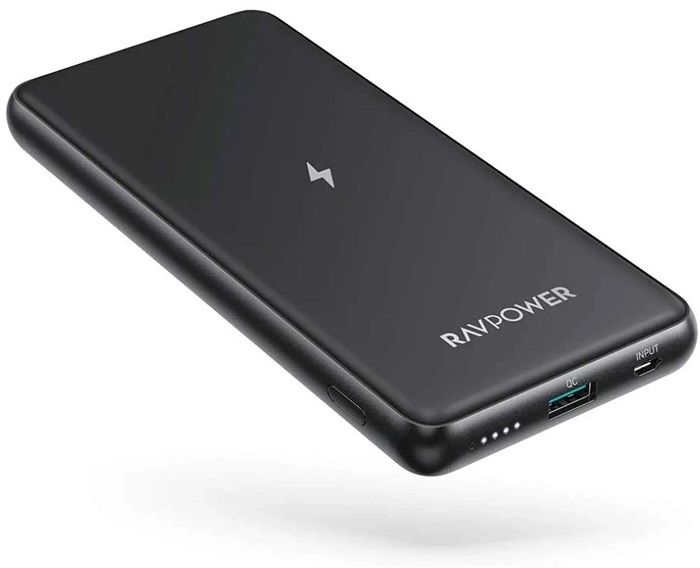 RAVPower TURBO 10000mAh 10W 2-Port Wireless Power Bank