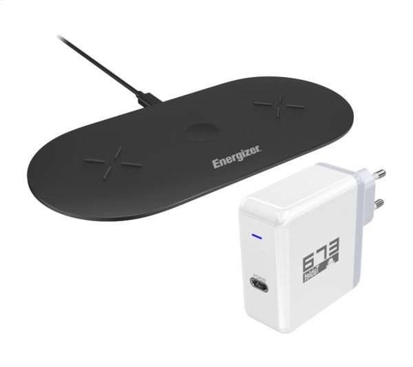 Energizer Wireless Charger Pad 30W With Wall charger 45w