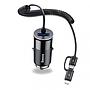 Baseus Enjoy Together 2-in-1 Car Charger - Black
