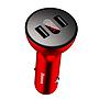 Baseus Shake-head Digital Display Car Charger - Red
