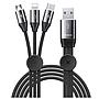 Baseus Car Co-sharing Cable USB For M+L+T 3.5A 1m Black