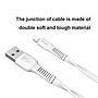 Baseus tough series cable USB For IP 2A 1M White
