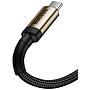 Baseus Cafule series cable Type-C PD3.1 Gen1 60W(20V/3A) 1m Gold+Black